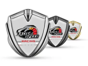 Metal Domed Emblem Design Focused Stylish